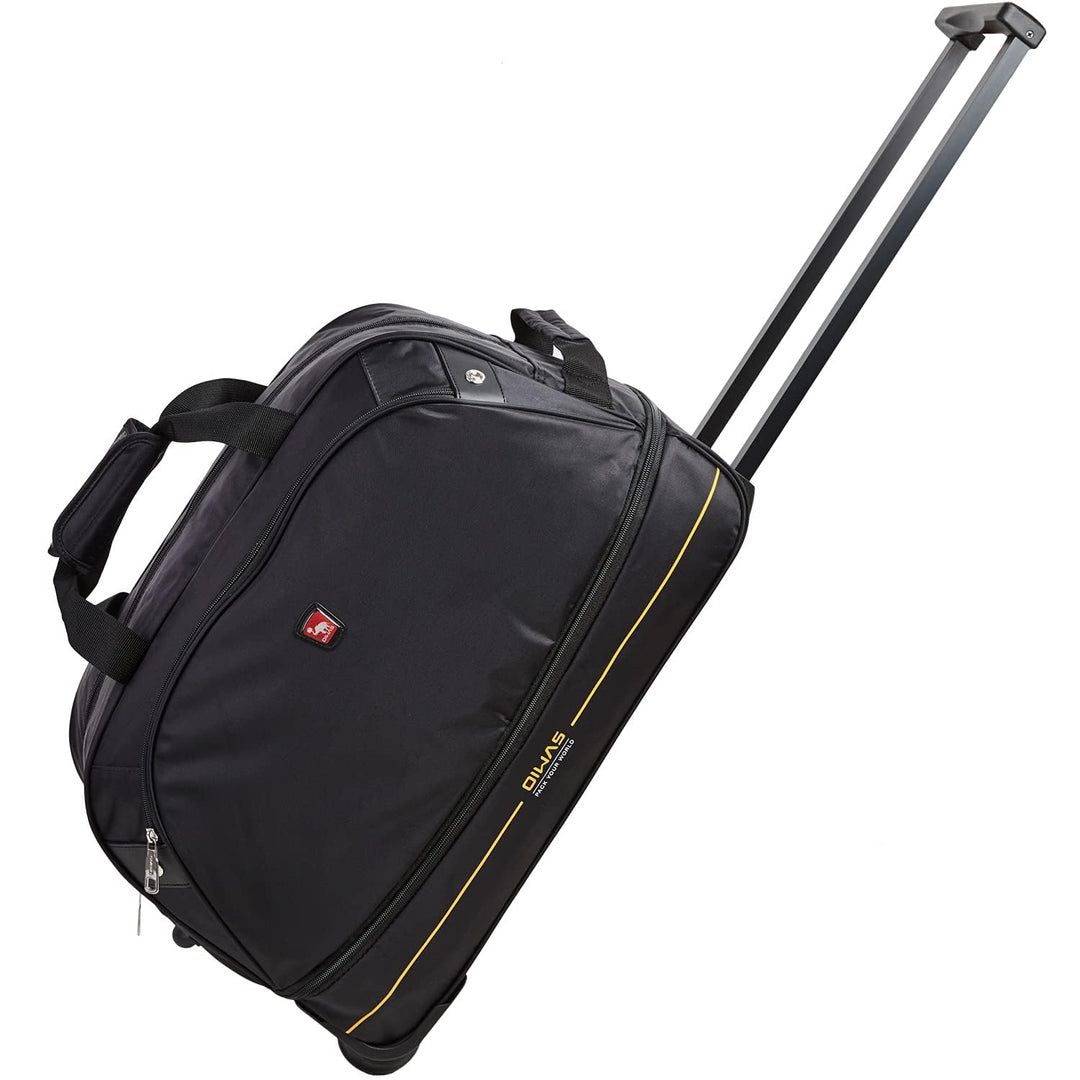 OIWAS Reisetasche mit Rollen kleine 45L Plus 10L Unisex Trolleyfunktion Tasche erweiterbares Busines