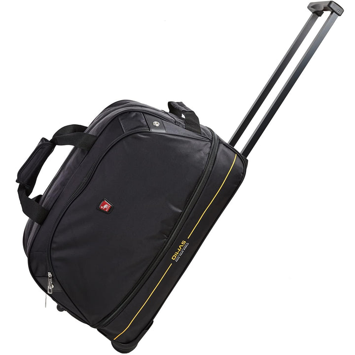 OIWAS Reisetasche mit Rollen kleine 45L Plus 10L Unisex Trolleyfunktion Tasche erweiterbares Busines