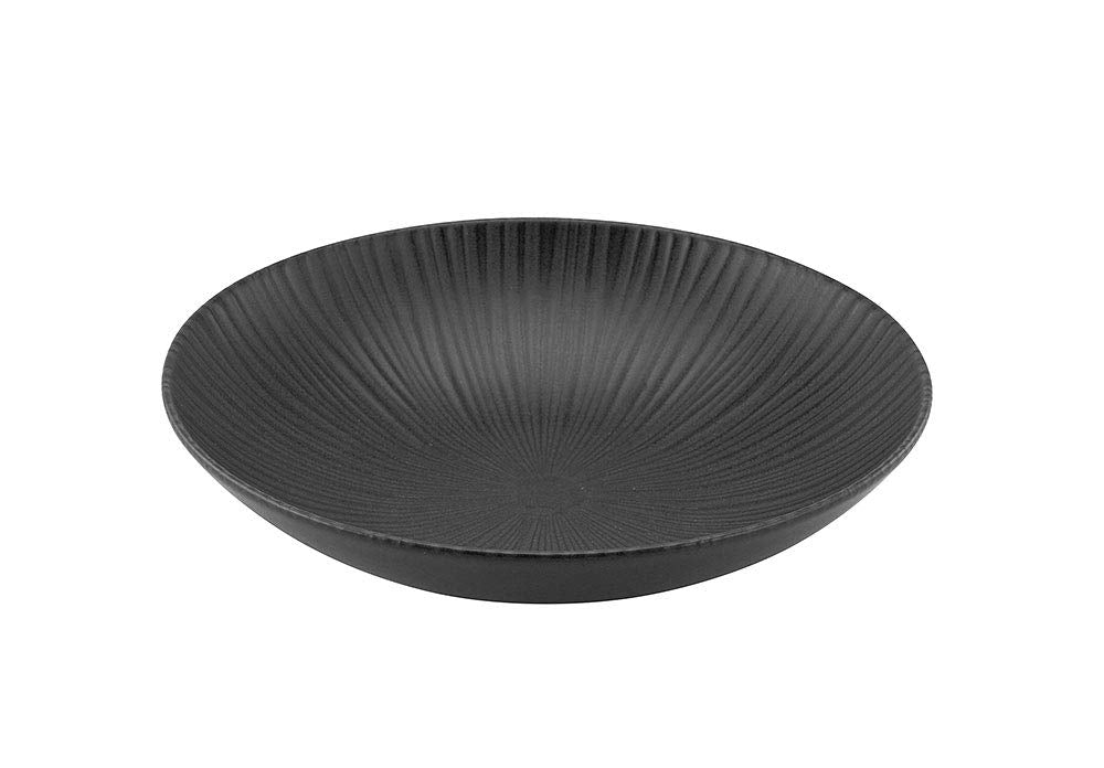 CreaTable 232084 VESUVIO black Pasta/Salat/Suppenteller 22 cm