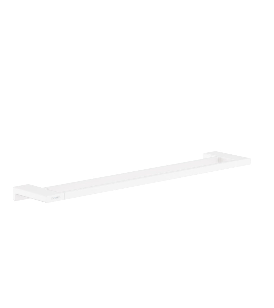 hansgrohe Handtuchstangen AddStoris, Handtuchhalter 64.8cm, Badetuchhalter, Mattweiss 648mm Doppelha