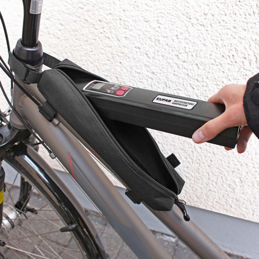 Eufab 21077 Kompressor 8 bar 230V ladebar, Aufbewahrungs-Box/-Tasche, Automatische Abschaltung,
