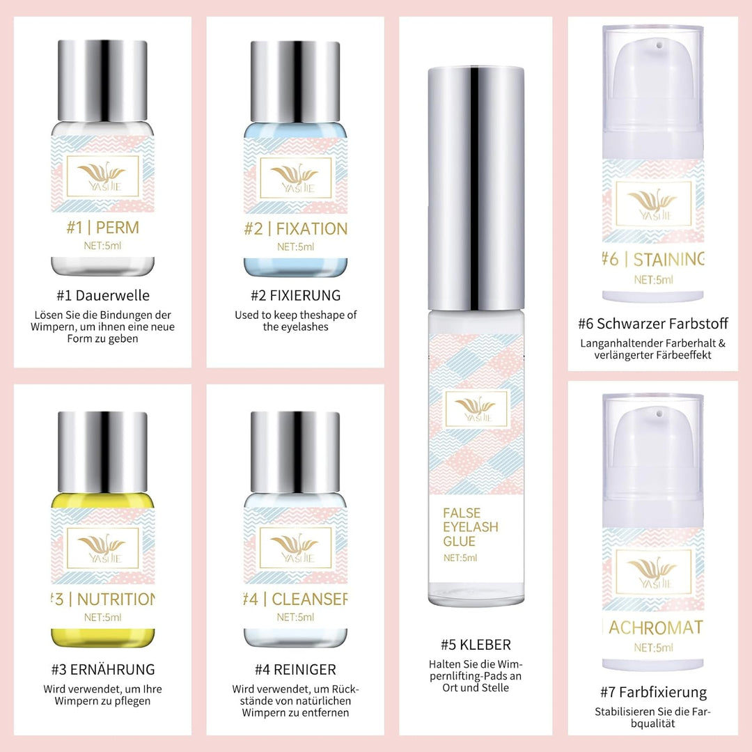 Wimpernlifting Set, Lash lifting set, Wimpern Lifting set Professionell, Wimpernlifting Lash Lift Ki