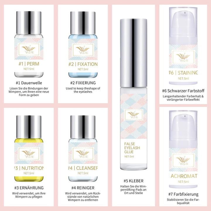 Wimpernlifting Set, Lash lifting set, Wimpern Lifting set Professionell, Wimpernlifting Lash Lift Ki