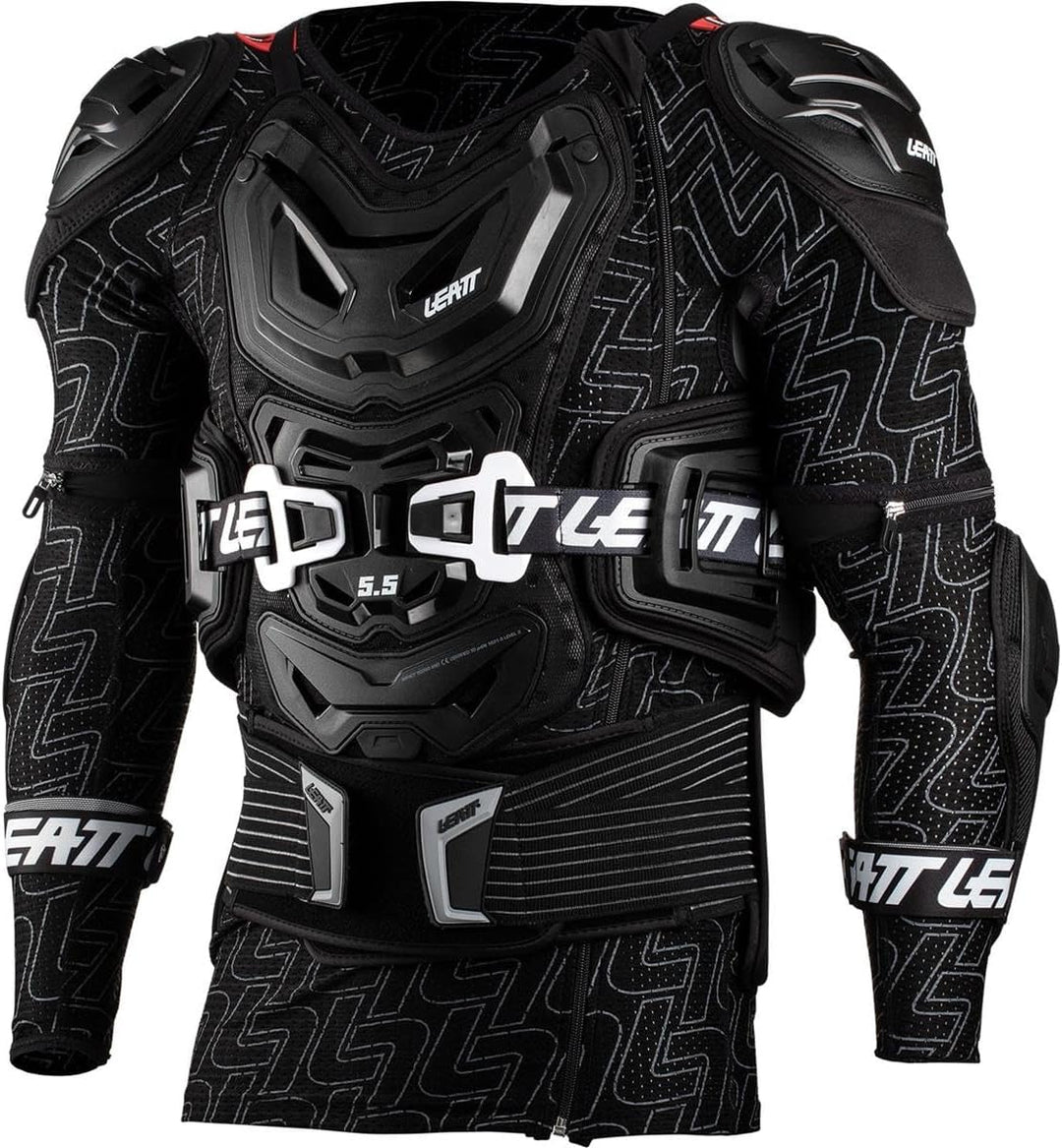 Leatt Protektorjacke Body Protector 5.5 Schwarz Schwarz S/M, Schwarz S/M