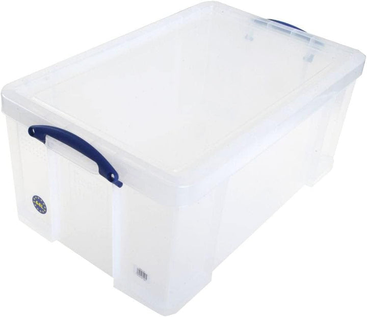 Really Useful Boxen-Set 64C, transparent Einzelbett Farblos Standardverpackung, Einzelbett Farblos S