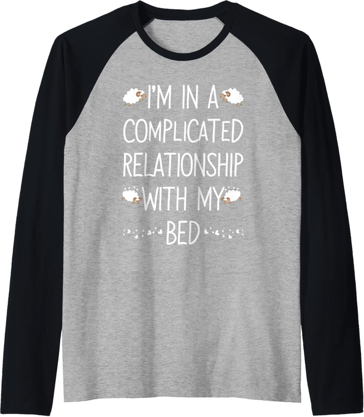 Kids Pajamas Funny Sheep Pajamas PJs Top Teen Girls Boys Raglan