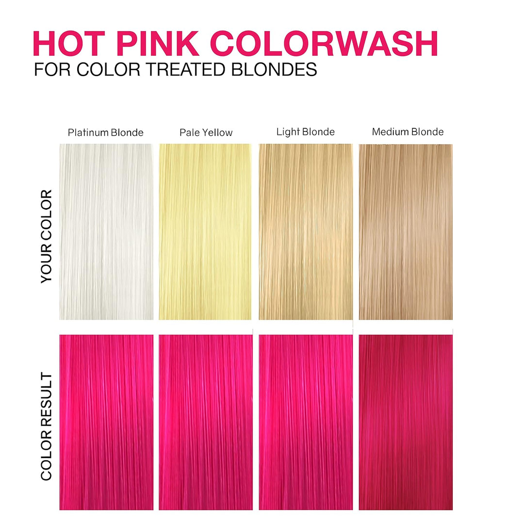 Celeb Luxury Viral Semi Permanent Colorwash Shampoo - Extreme Hot Pink 245ml