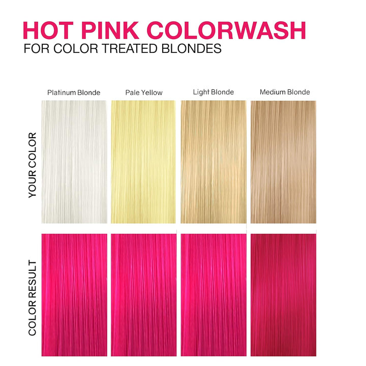 Celeb Luxury Viral Semi Permanent Colorwash Shampoo - Extreme Hot Pink 245ml