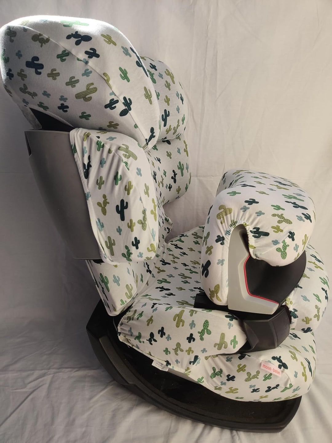 moon-bebe Bezug kompatibel mit Cybex Pallas, Silver Pallas Fix und Pallas 2 Fix (weiss)