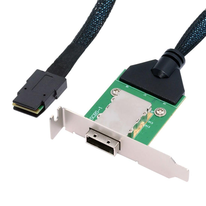 chenyang Mini SAS SFF-8087 36Pin Host zu SFF-8088 26Pin Externes Verlängerungsdatenkabel PCBA mit Lo