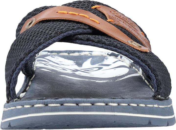 Rieker Herren 21239 Pantolette 40 EU Blau, 40 EU Blau