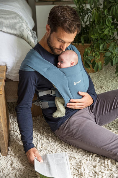 Ergobaby Embrace Babytrage für Neugeborene ab Geburt Extra Weich, Bauchtrage Baby-Tragetasche Ergono