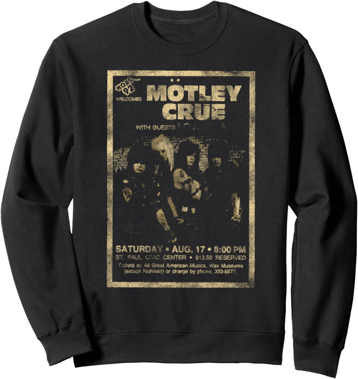 Mötley Crüe - Vintage Flyer Sweatshirt