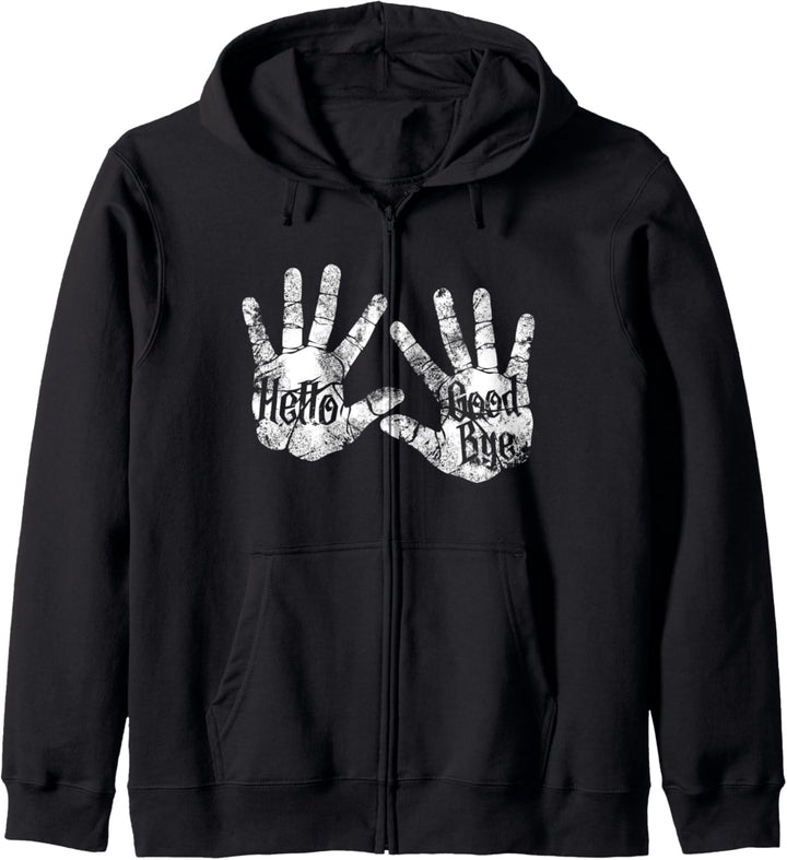 Hallo und auf Wiedersehen Superheld Happy in Academy Kapuzenjacke