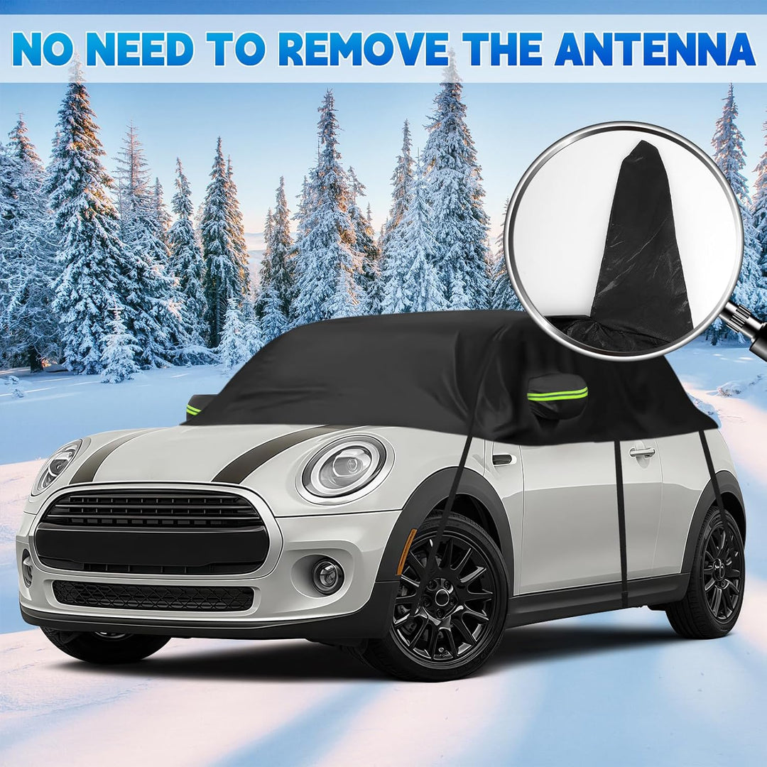 Autoabdeckung Wasserdicht Ersatz für Mini Cooper 3 Door 2000-2026 Mini Hardtop, Sonnenfest Hälfte Au