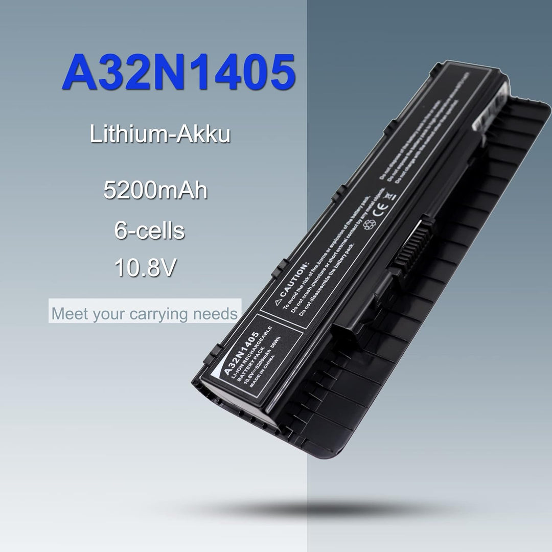 FengWings® Akku A32N1405 10.8V 5200mAh Ersetzen Batterie Kompatibel mit ASUS G551JX GL551JW GL551JX