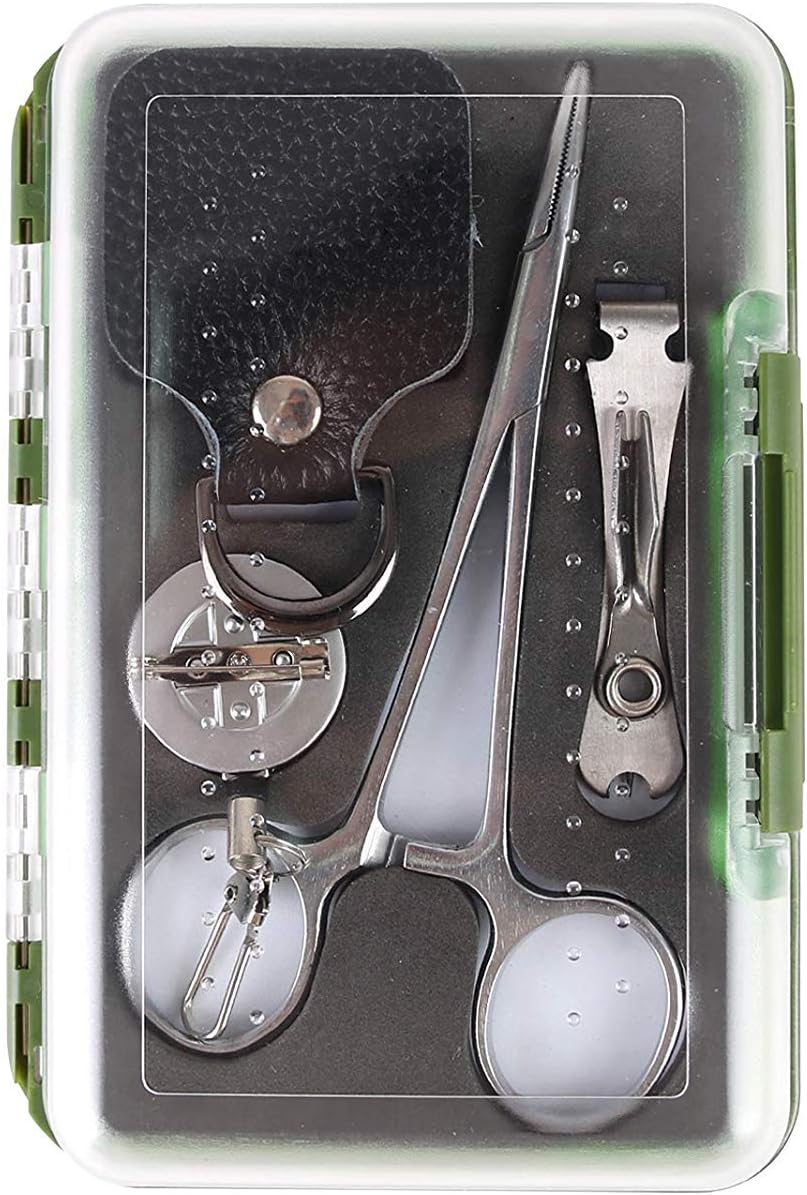 MAXIMUMCATCH Fliegenfischen Zubehör Kombi Schnur knipser/Retractor/Hanken-Lösezange /Vorfachstrecker
