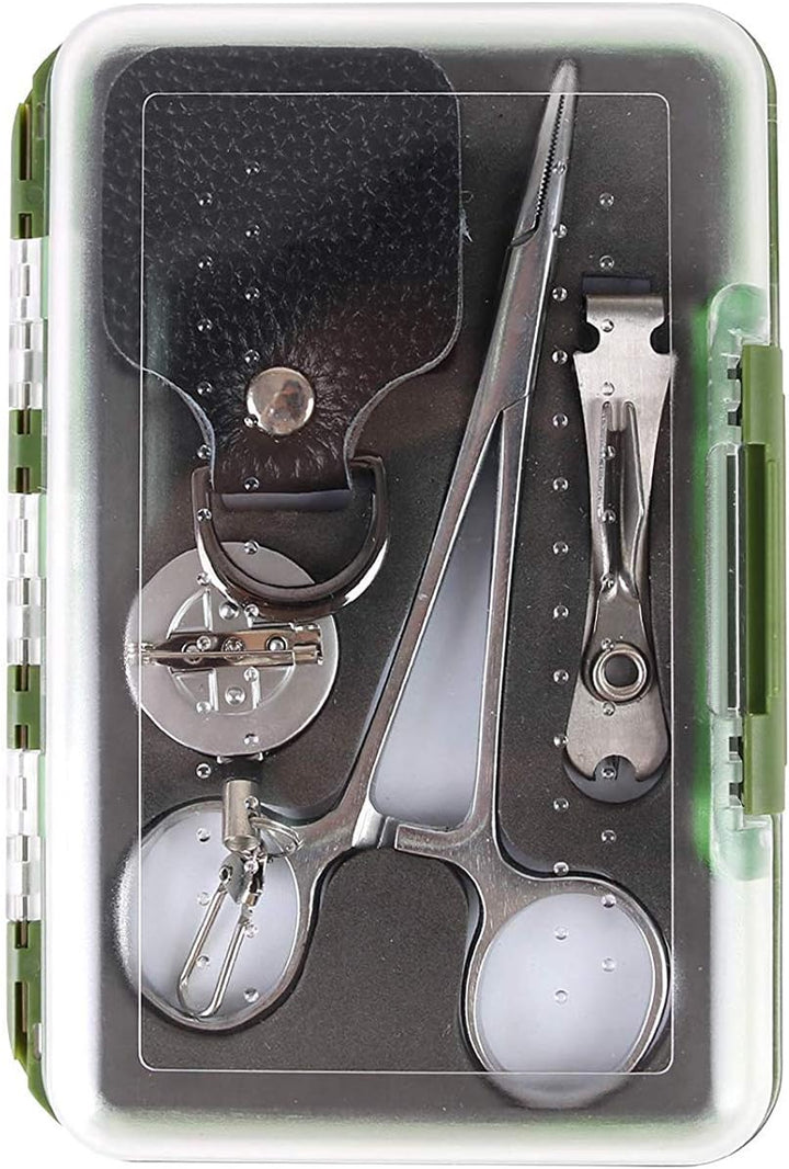 MAXIMUMCATCH Fliegenfischen Zubehör Kombi Schnur knipser/Retractor/Hanken-Lösezange /Vorfachstrecker