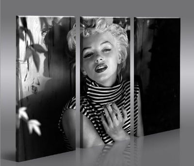 islandburner Bild Bilder auf Leinwand Marilyn Monroe V15 XXL Poster Leinwandbild Wandbild Dekoartike