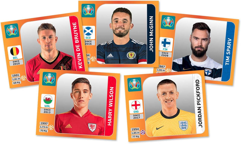 Panini E21STP UEFA EURO 2020 Tournament Edition - Offizielle Stickerkollektion - Box (100 Tüten) 100