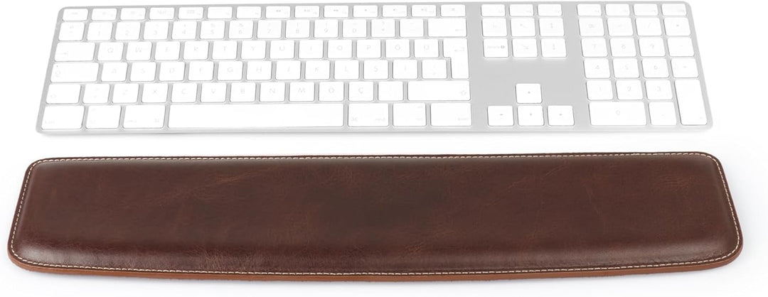 Londo Echtes Leder Tastaturpad - Premium Ergonomische Unterstützung für Komfortables Tippen bei der