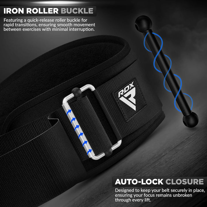 RDX 6.5” Gewichthebergürtel, Auto-Lock Trainingsgürtel, Krafttraining Powerlifting Fitness Bodybuild