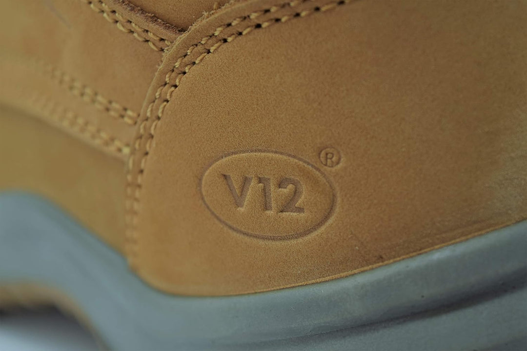 V12 Bobcat S1P Sicherheitsstiefel aus Nubuk, Grösse 44, Honigfarben 10, 10