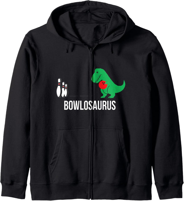 Bowlosaurus T-Rex Funny Dinosaur Bowling Kapuzenjacke
