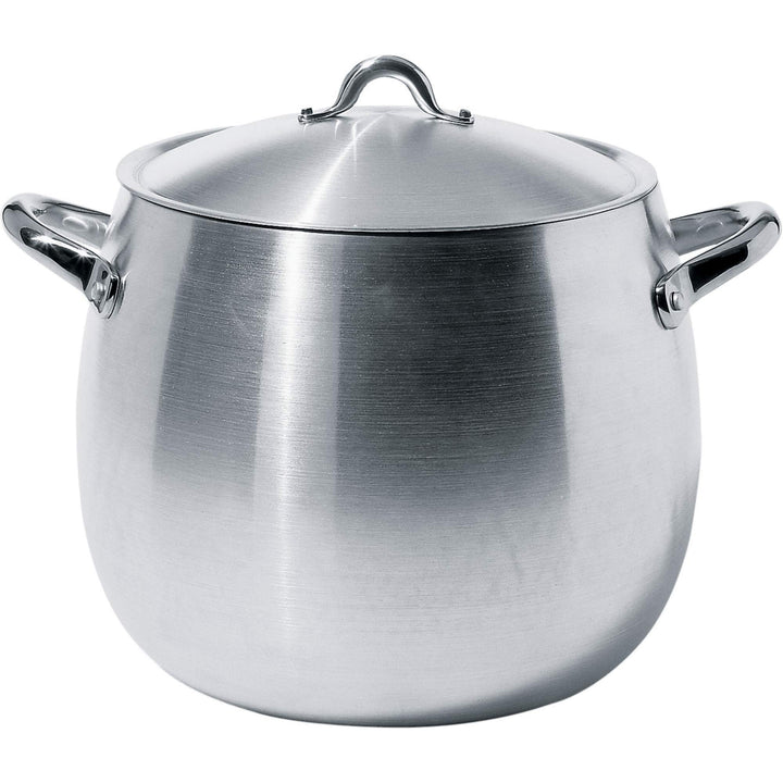 Alessi Kochtopf mit Deckel, Aluminium, Silber, 12 cm