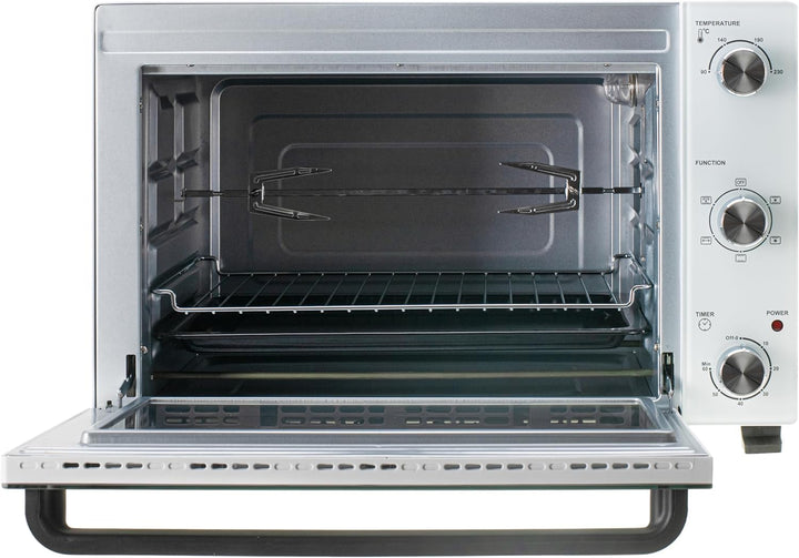 Adler Elektrischer Ofen, 48 l, AD 6027, 60 Minuten Timer, Temperaturregelung 90-230 °C, mehrere Funk