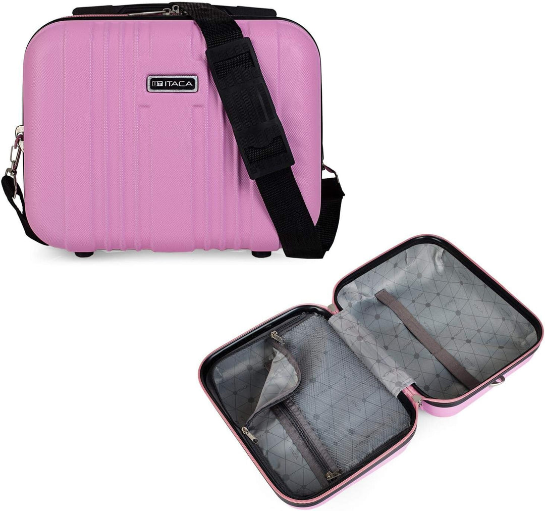 ITACA - Koffer Set Mit Rollen In Gross Für Reisen - Reisekoffer Set Aus Robuster Hartschalenkoffer-S