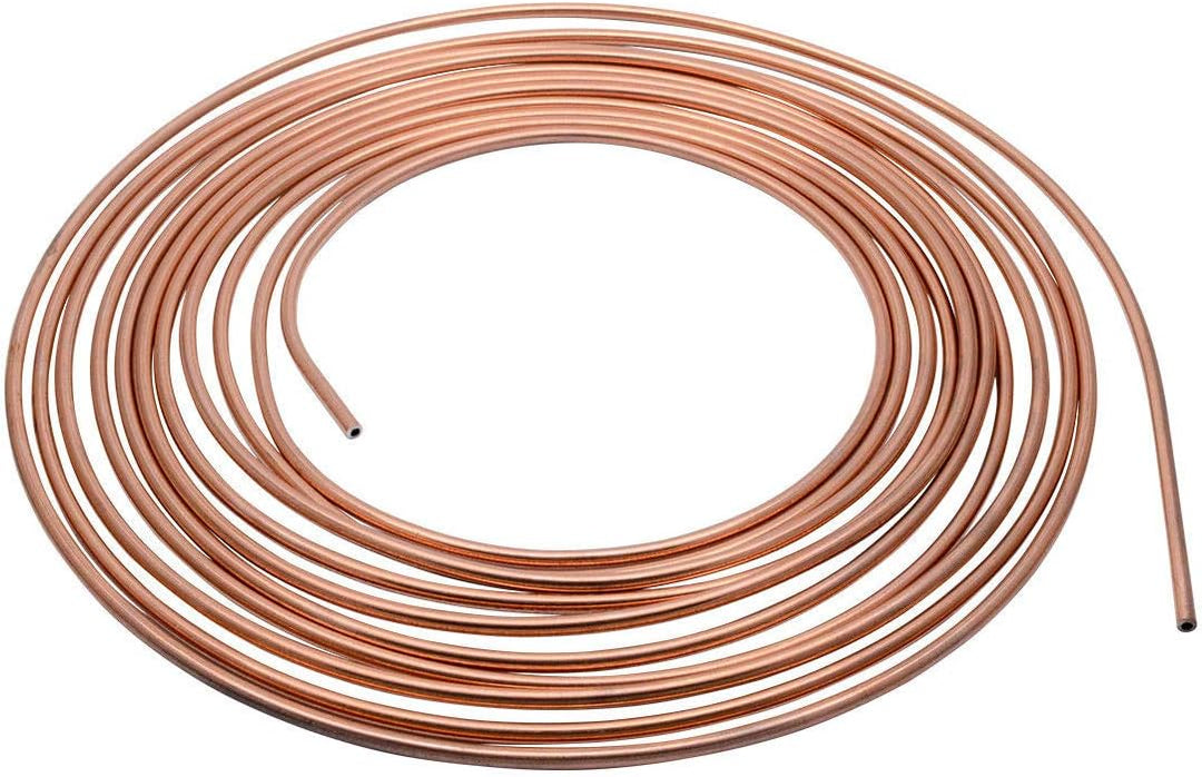 Cupro Nickel Kupfer Bremsschlauch, 3/16 Zoll Riloer Rigid Tube mit Anschlüssen mit 20 männlichen und