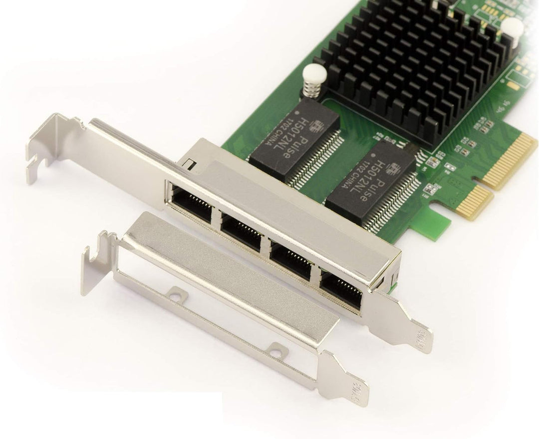 KALEA-INFORMATIQUE 4-Port-Gigabit-Ethernet-Netzwerk-Controller-Karte auf PCIe x4-Port mit Intel I350