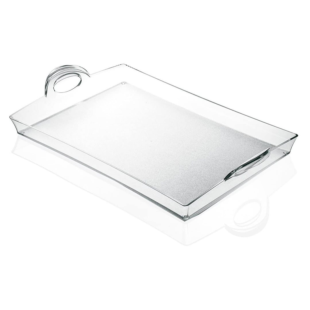 Guzzini - Happy Hour, Rechteckiges Tablett - Transparent, 54 x 33,5 x h8,7 cm - 21280000 54 x 33,5 x