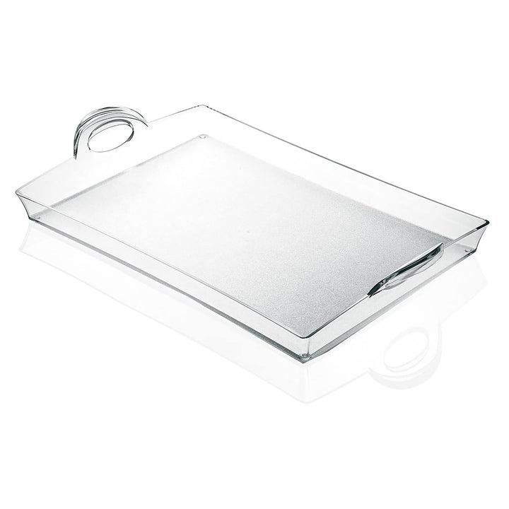 Guzzini - Happy Hour, Rechteckiges Tablett - Transparent, 54 x 33,5 x h8,7 cm - 21280000 54 x 33,5 x