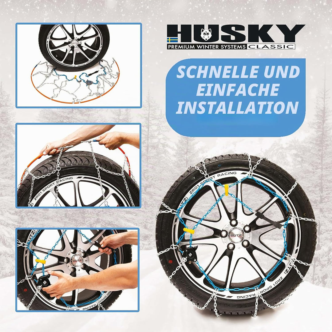 Sumex Schneeketten BUTZI 9mm. O-Norm. KN120, 1 Paar BZCH120, BZCH120