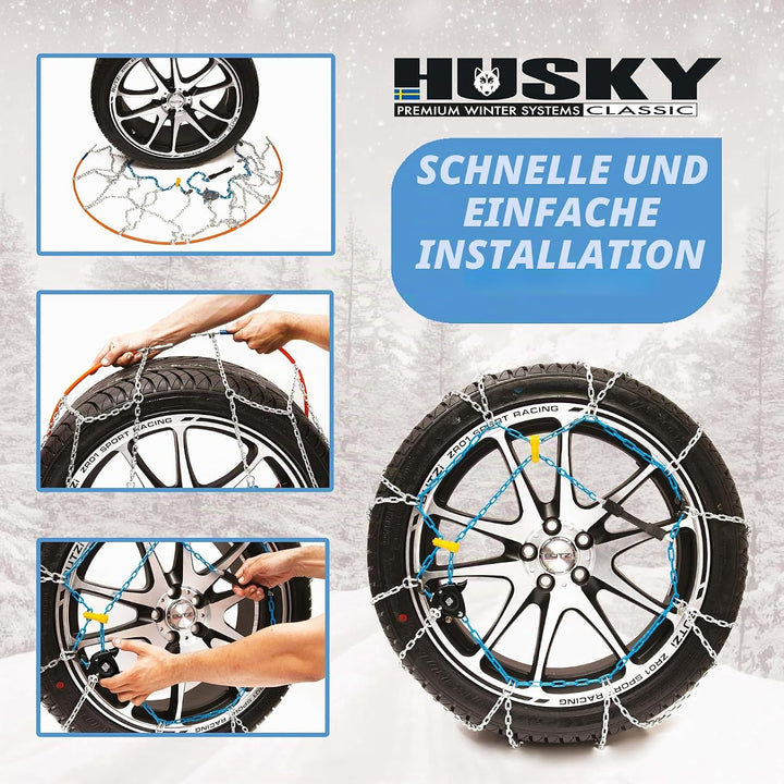 Sumex Schneeketten BUTZI 9mm. O-Norm. KN120, 1 Paar BZCH120, BZCH120