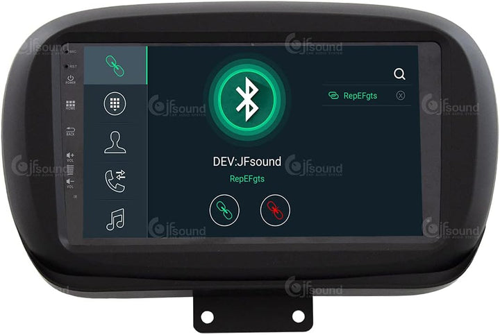 Personalisiertes Autoradio für FIAT 500X Android GPS Bluetooth WiFi USB DAB+ Touchscreen 9" 8core Ca