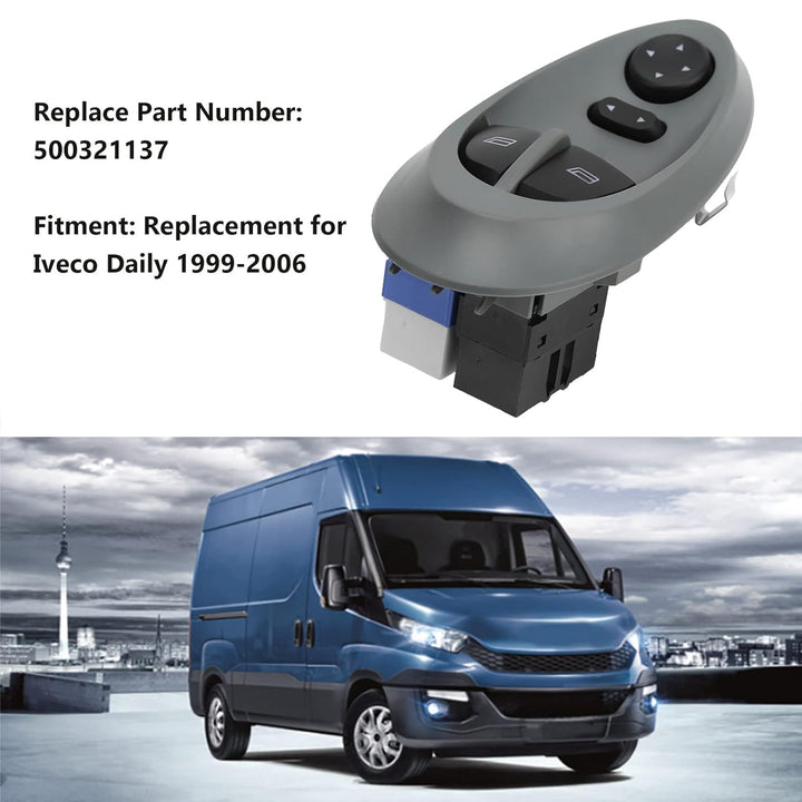 Fensterheberschalter, Yctze Links Vorne Fensterheberschalter 500321137 Fensterheberschalter Ersatz f