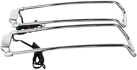 Seitenkoffer-Reling LED für Harley Davidson Electra Glide Standard 96-10 Chrom