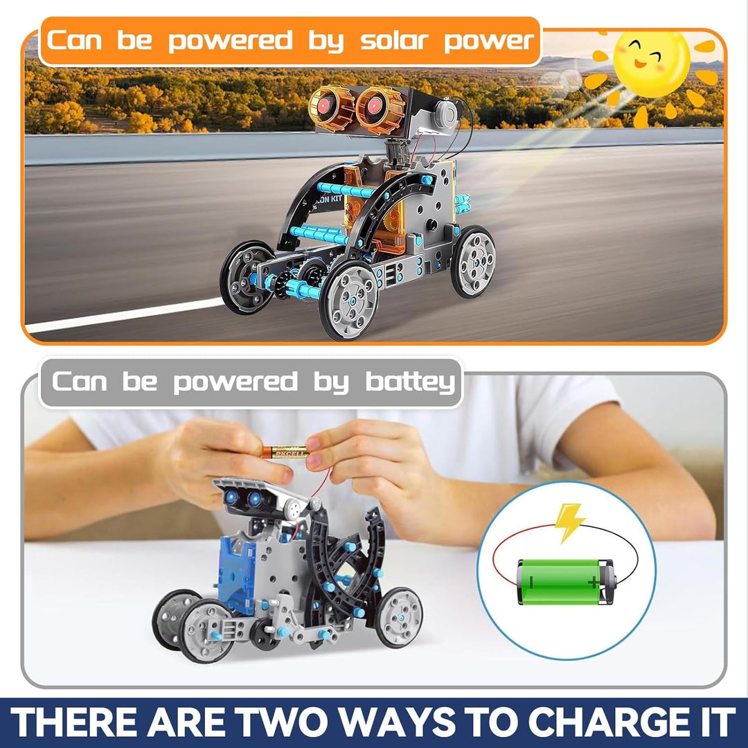 Solar Roboter Kit,29-in-1 DIY Bauspielzeug Angetrieben durch Solarenergie,Kinder Spielzeug,Konstrukt