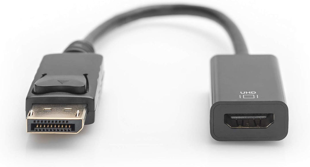 84517 DisplayPort Grafik Adapter, DP zu HDMI Typ A, 4K Ultra HD 30Hz, 4096 x 2160 Pixel, Schwarz Ult