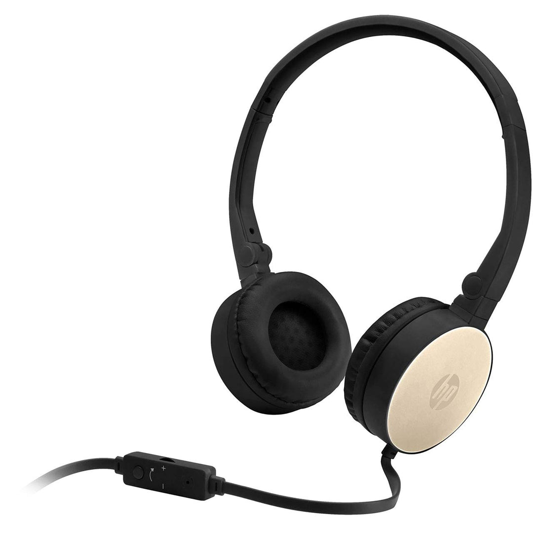 HP 2AP94AA#ABB Stereo Kopfhörer H2800 schwarz/gold, schwarz/gold