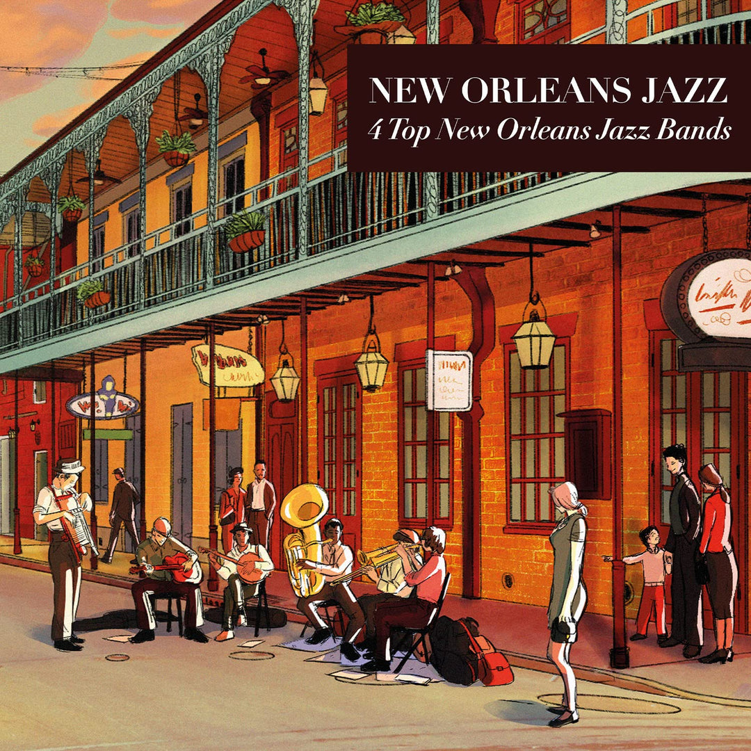Vinyl New Orleans Jazz – 4 Top New Orleans Jazz Bands, Vinyl