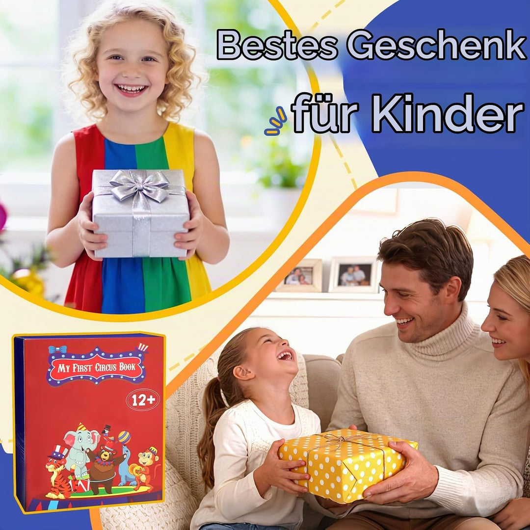 LZDMY Busy Buch Montessori Spielzeug 2 3 Jahre, Busy Book Quiet Book Baby, interaktives Filzbuch Frü