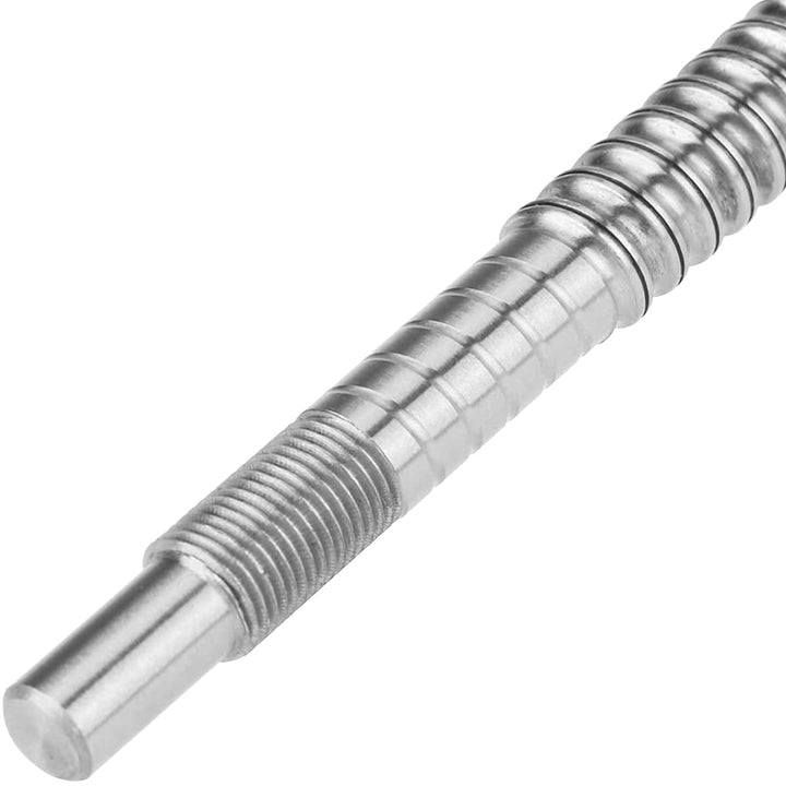 CNCYEAH SFU1204 Kugelumlaufspindel 600mm, Gewindespindel Edelstahl Rolled Ballscrew-spielfreie Balls