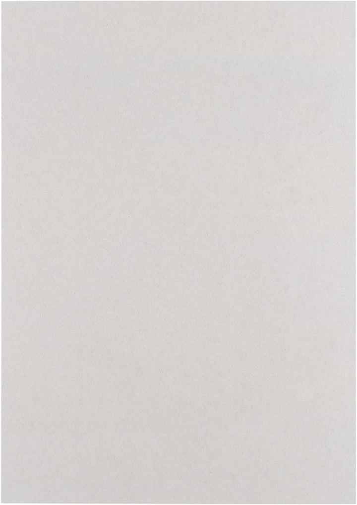 Vaessen Creative 29993-020 Pappe zum Basteln-Buchbinderkarton A4-Graupappe 1mm-50 St. Bastelkarton-z