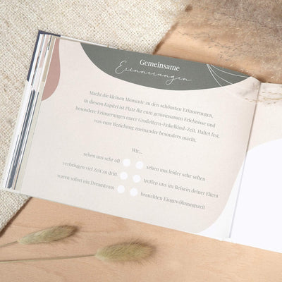 mintkind® "Mein liebes Enkelkind" Fotoalbum zum selbstgestalten Baby I Schwangerschaft verkünden Ges