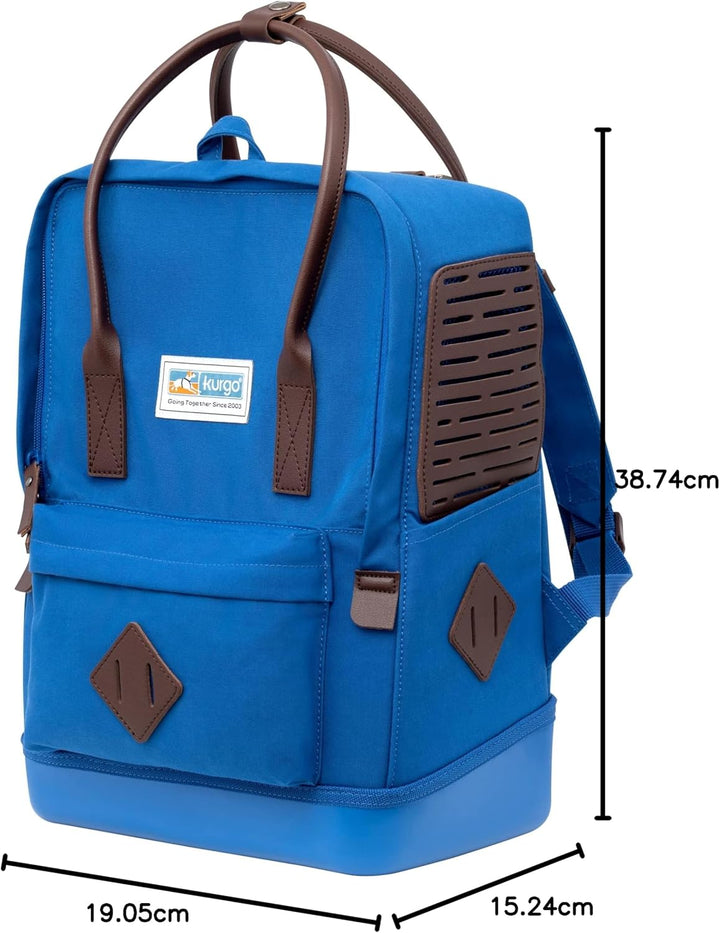 Kurgo Nomad Hunderucksack, Blau, Blau