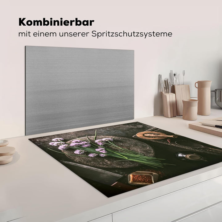 KitchenYeah© Herdabdeckplatte Einteilig Ceranfeld Abdeckplatte Küche Deko Ceranfeldabdeckung Herdabd
